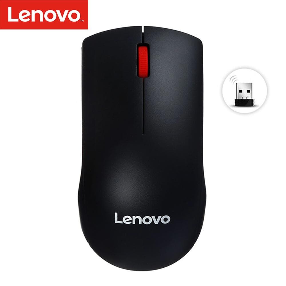 Lenovo M120 Pro Wireless Mouse 2.4GHz Laptop Mouse with USB Receiver Lightweight Ergonomic Optical black