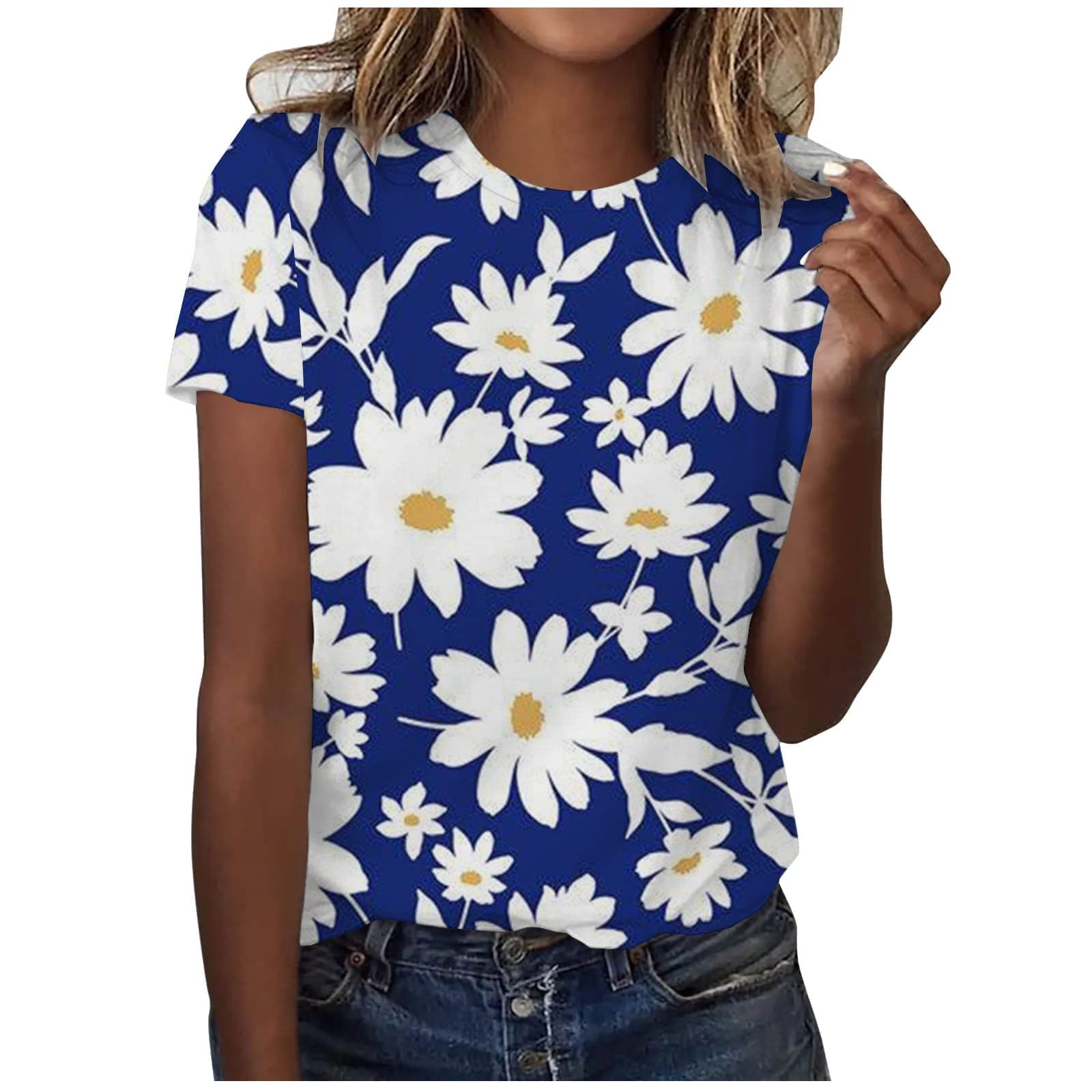 Women's T-Shirts Dandelion Flower 3D Printed Casual O-Neck Short Sleeve T Shirt Y2k Harajuku Tees Tops Female Pullover Clothing 6XL