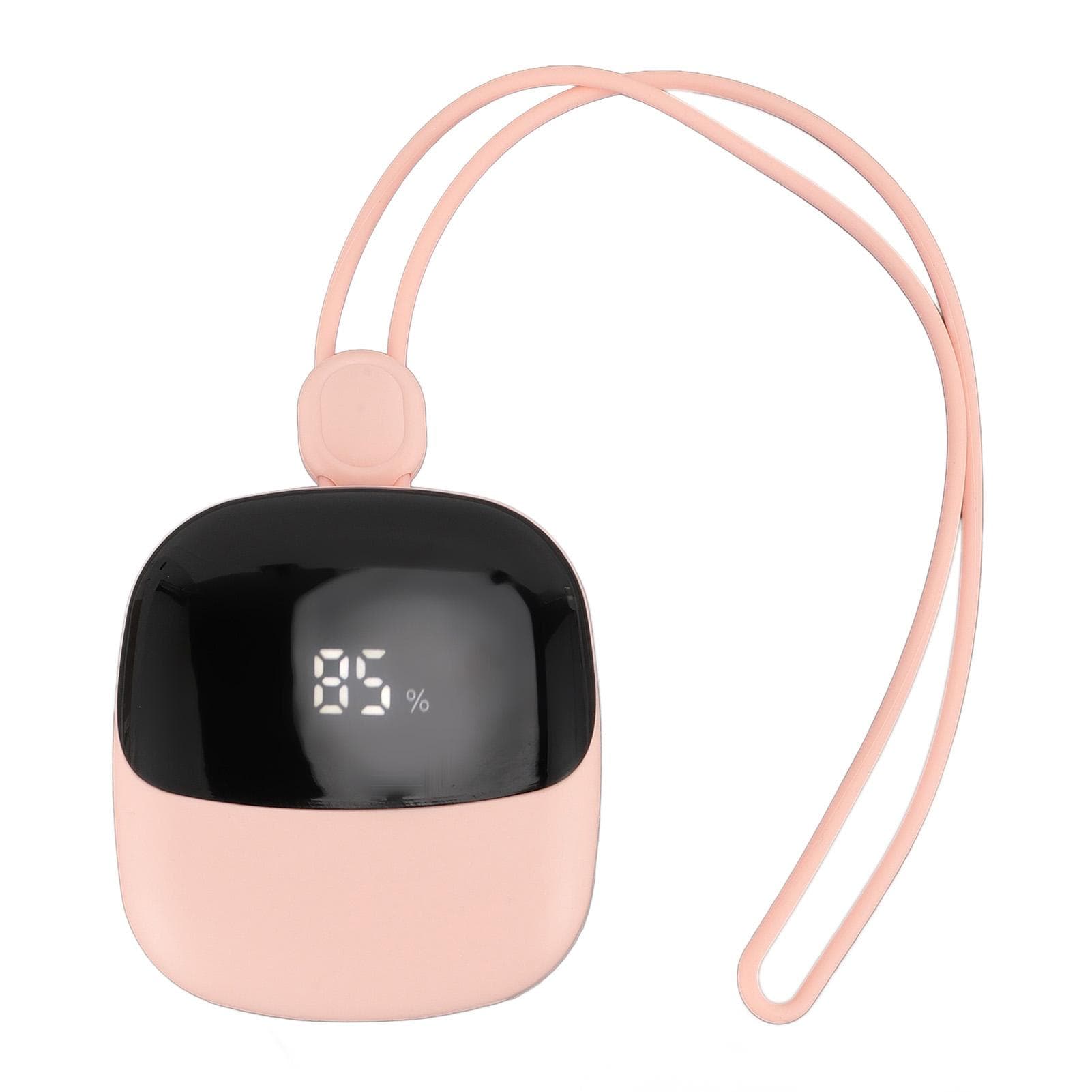 USB Neck Hanging Fan Portable Handheld Cooling Necklace Fan Rechargeable Fan For Traveling Camping pink