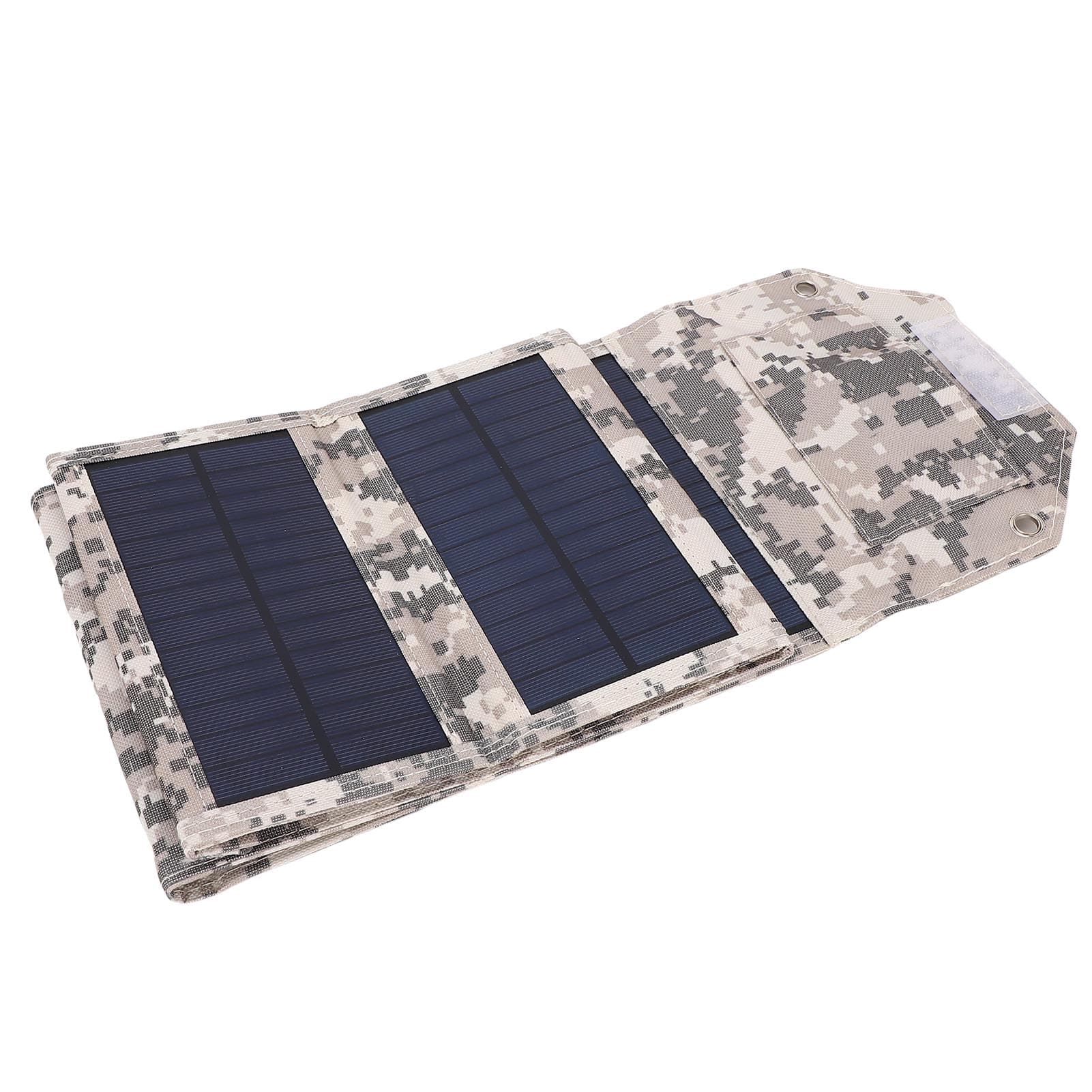 Folding Solar Panel 12W 5V USB Output Polycrystalline Silicon 6 Fold Solar Panel Charger for