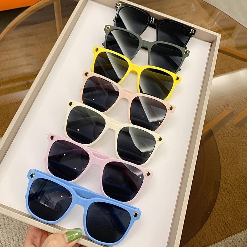 1/7pcs Trendy Korean Style Glasses for Men Women Fashion Eyewear Unisex Accessories