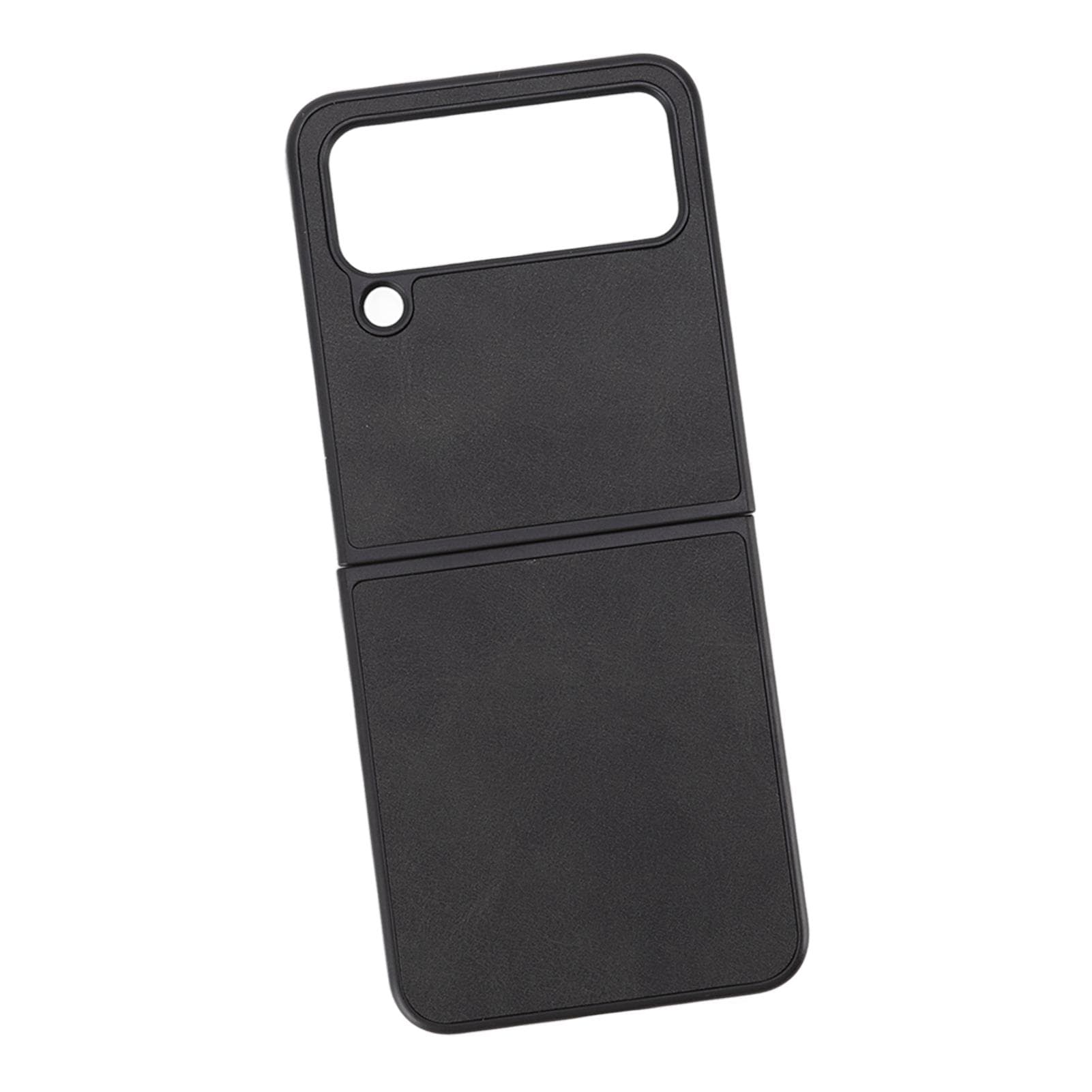 Folding Screen Phone Case Synthetic Leather Scratch Proof Protective Case for Samsung Galaxy Z FLIP black