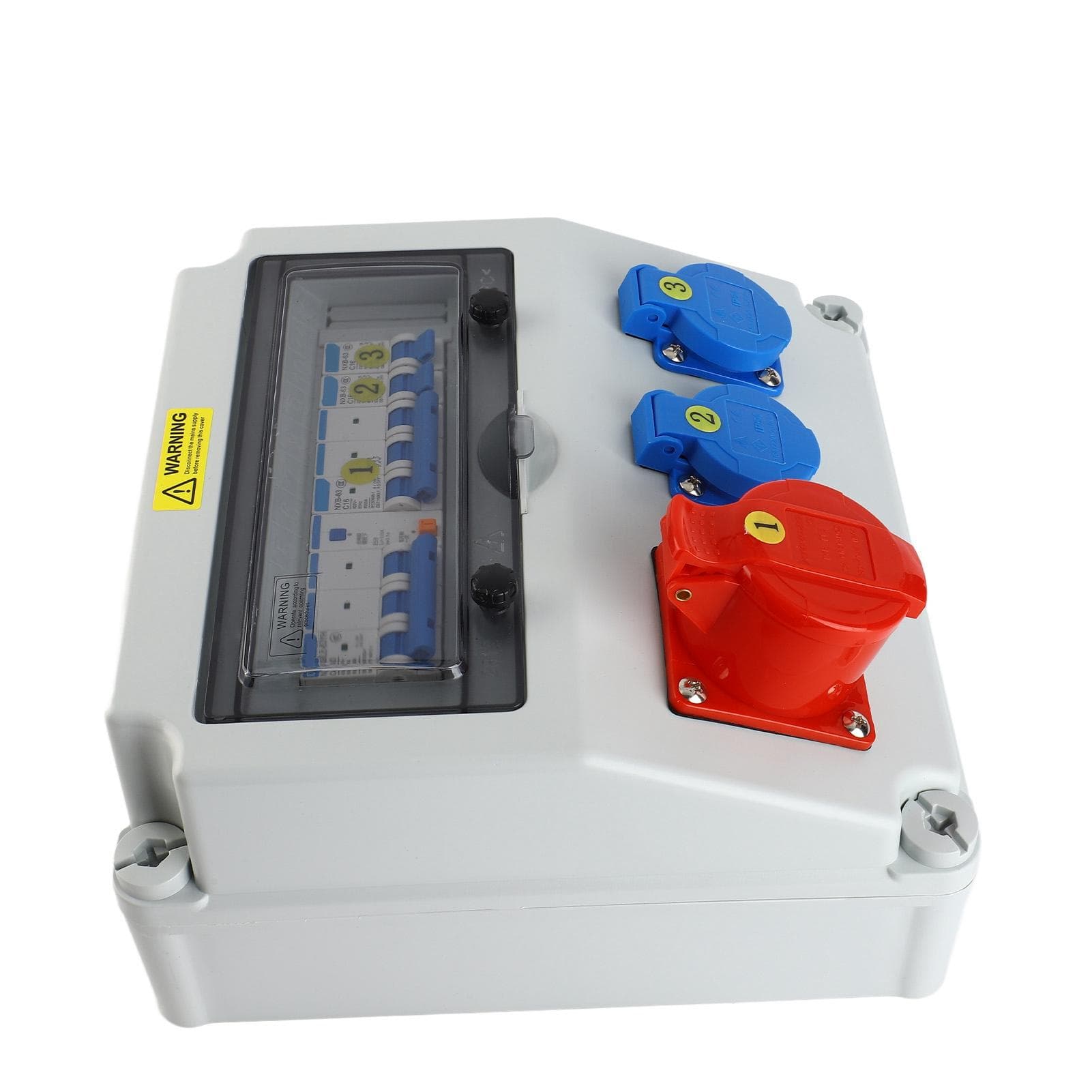Industrial Socket Box with C16 Circuit Breaker 2 Core 220?250V 16A 5 Core 380?415V 16A Outlet