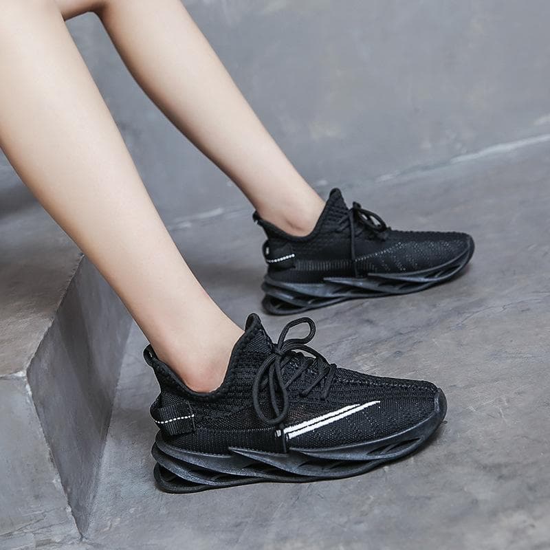 Women's Shoes Summer  New Fly-woven Mesh Surface Casual Coconut Blade Bottom Cross-border Running Shoes Breathable Sports Shoes Women 40
