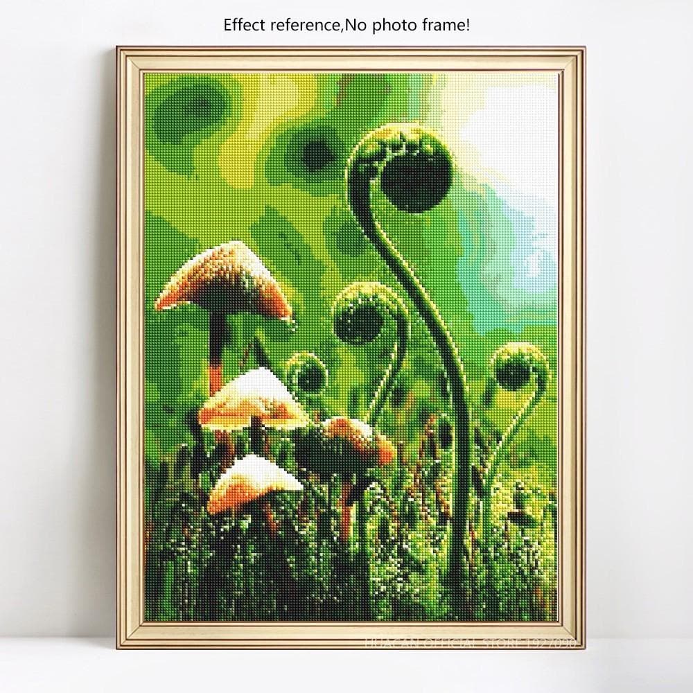 5D DIY Diamond Painting Rhinestone Picture Plant Diamond Painting Full Round Cross Stitch 20X30CM