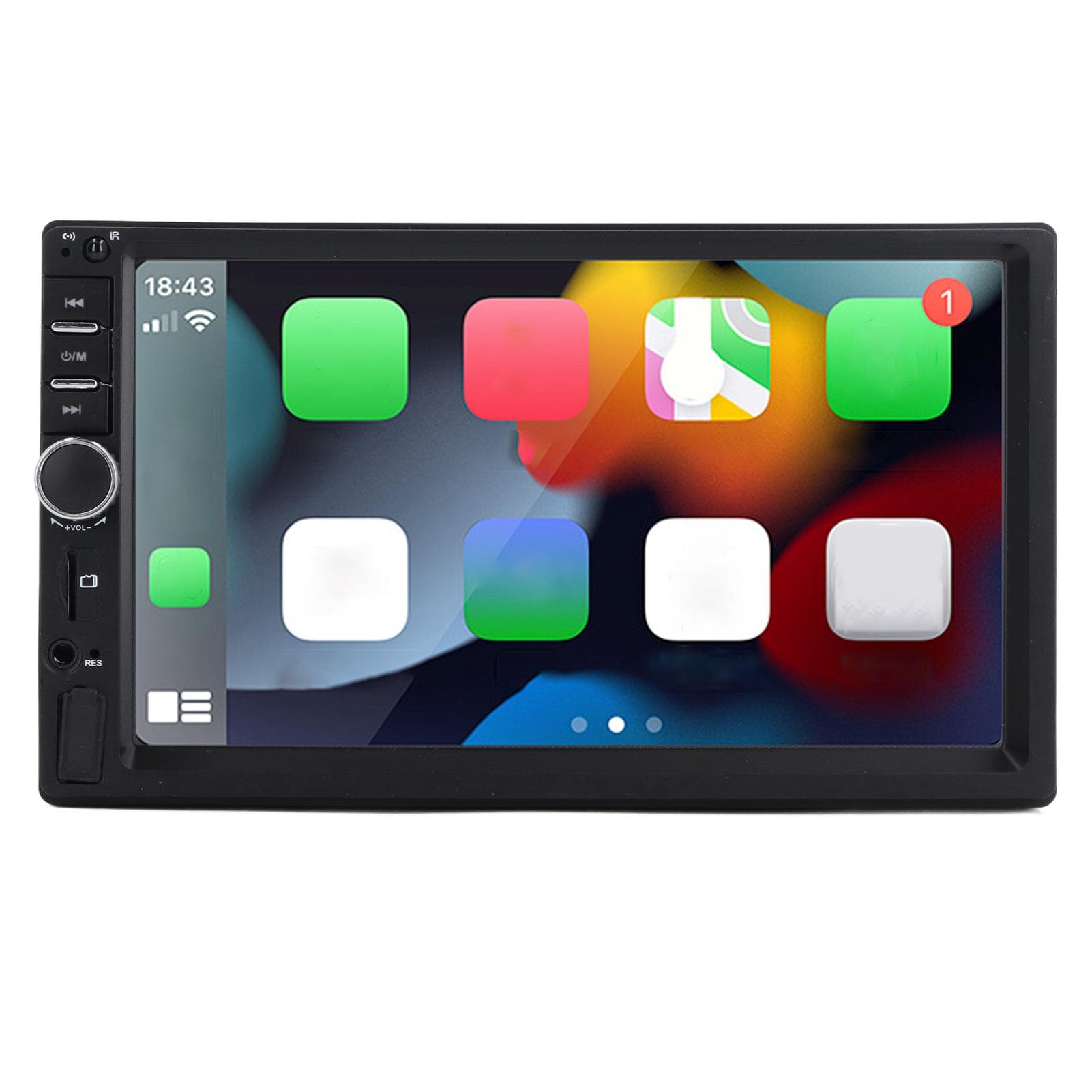 7in Car Stereo Radio Double Din HD Touch Screen for Android Auto Mirror Link Bluetooth5.1 Car MP5