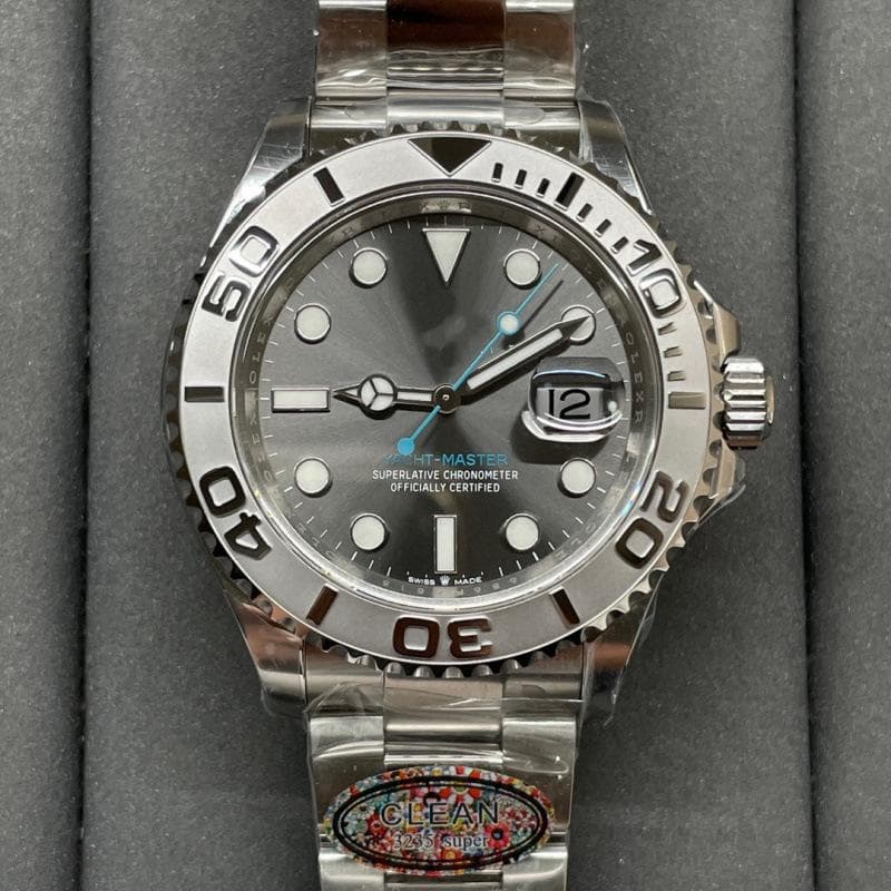 Rolex Yacht Grey Automatic Men's Watch with Large Dial