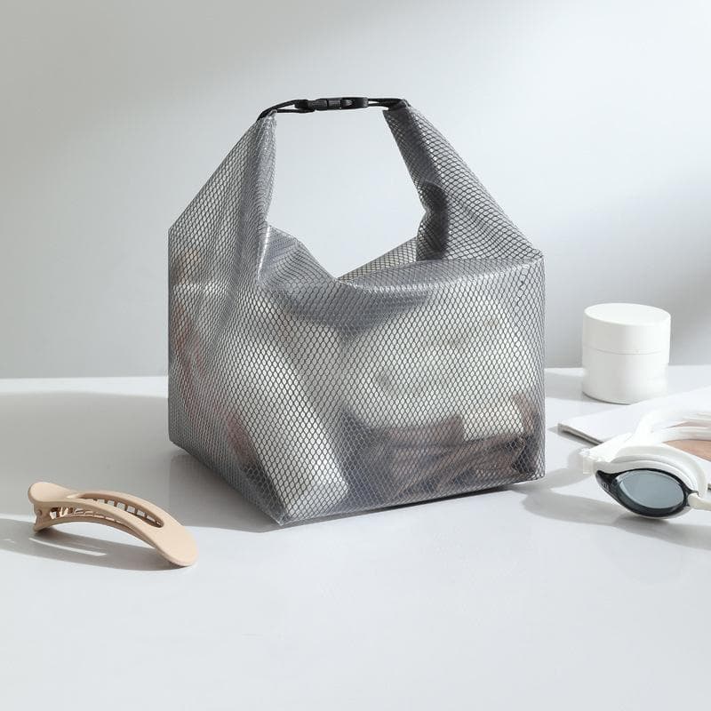 High Waterproof Sealing Swimming Bag Large Size Transparent Underwater Dry Protection Bag Cosmetic Storage Bag Handbag grey