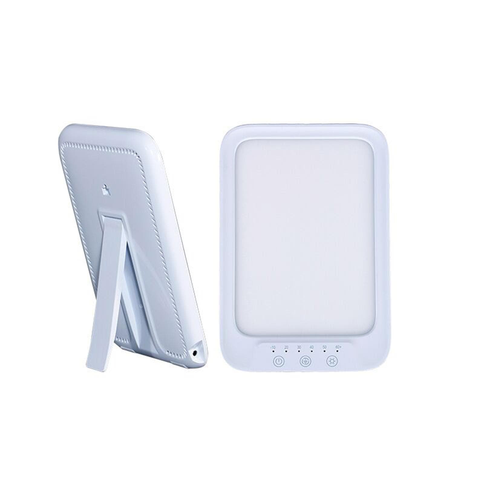 LED Daylight Lamp 20000 Lux Cool & Warm Light Therapy Lamp Against Depression 3 Light Colours 5 EU Plug white