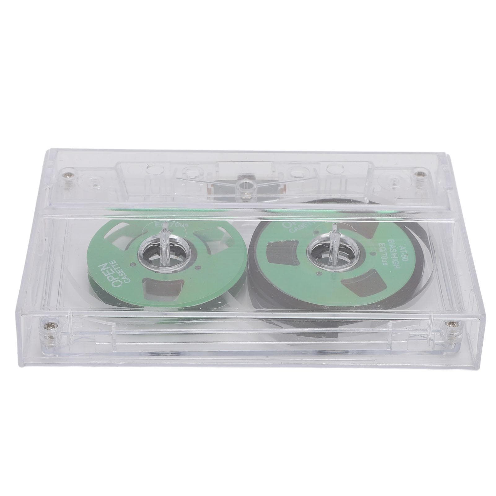 Reel to Reel Blank Cassette Tape 50 Minutes Normal Bias Double Sided Metal Sound Recording Cassette green
