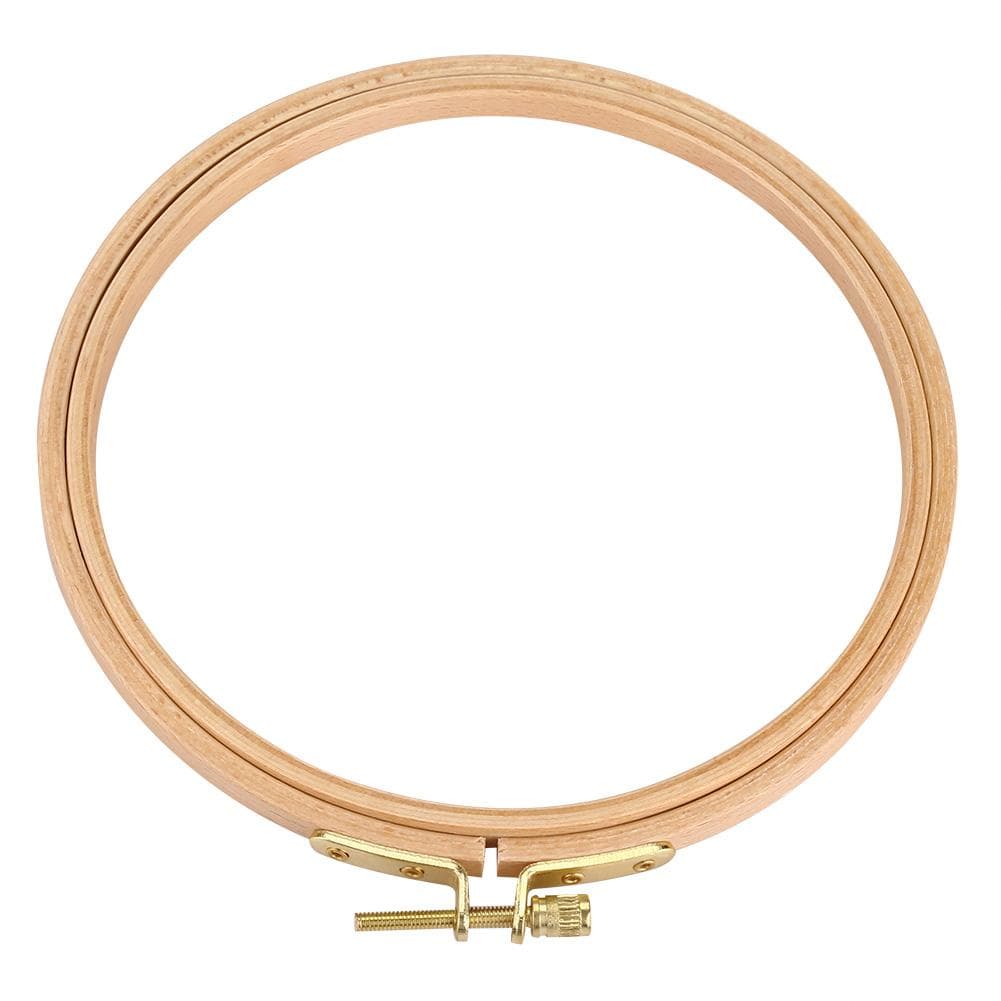 Hand Embroidery Hoop Wooden Circle Frame for Cross Stitch Embroider Needle Arts DIY Tool 15.5cm