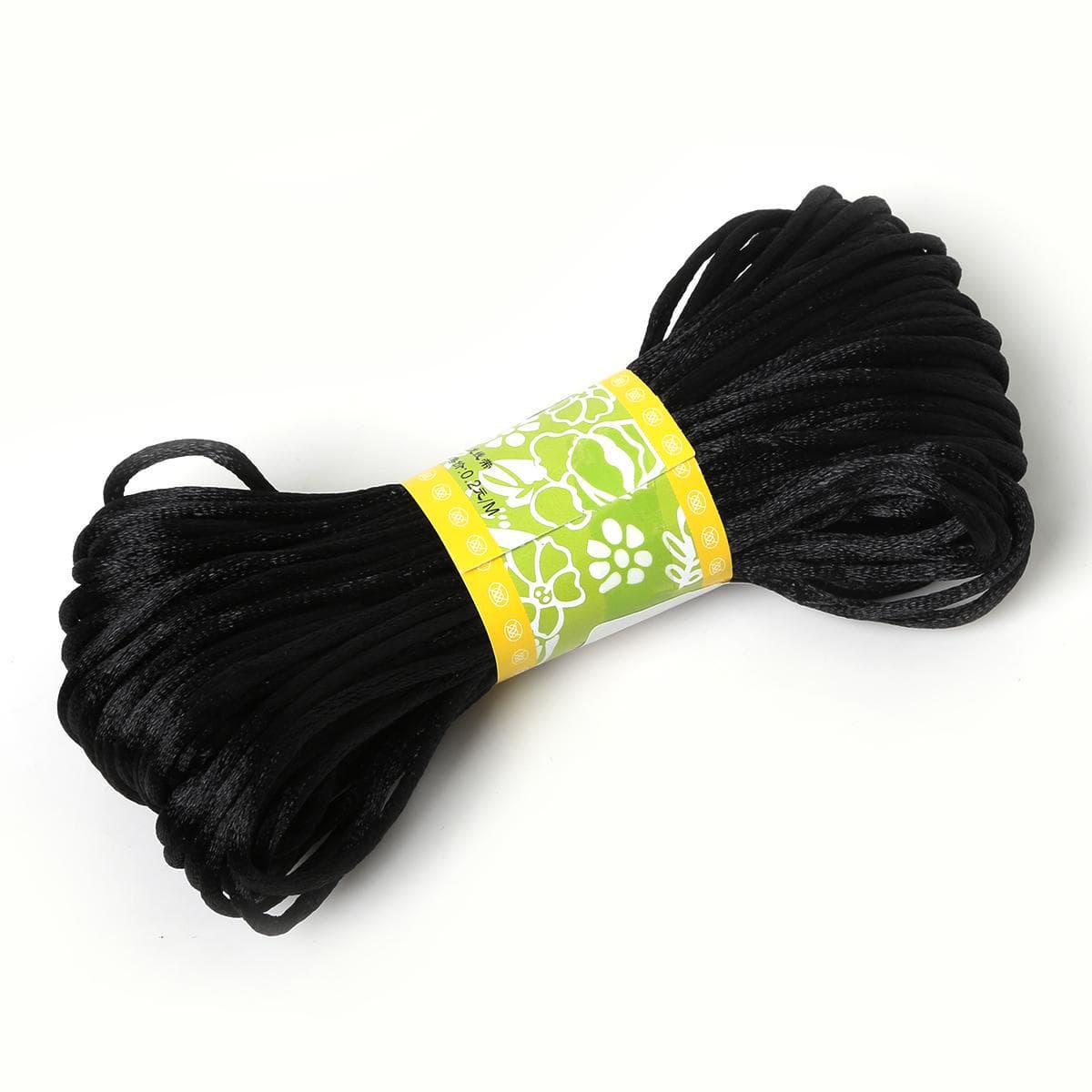 20M/Roll Nylon Cord Thread Knot China Bow Beading Bracelet Braided DIY Jewelry black