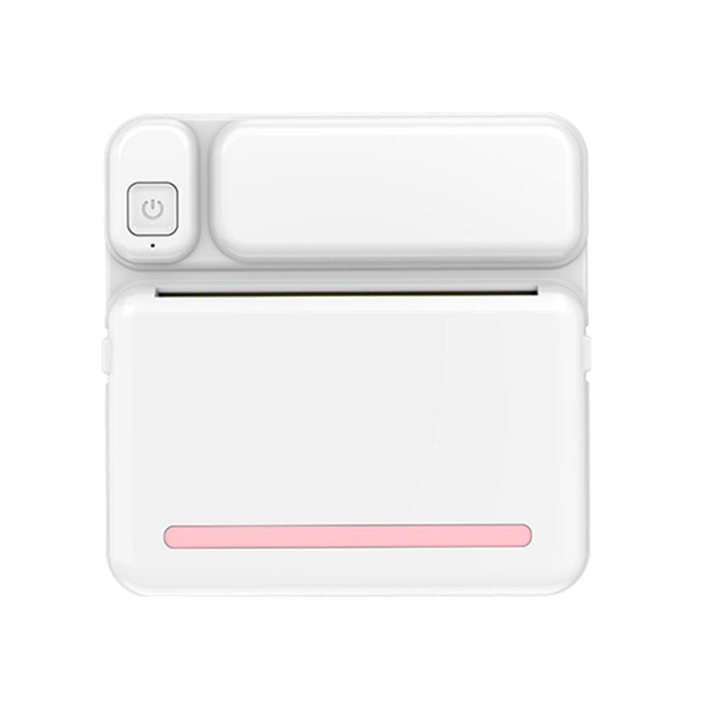 Portable Pocket-size Thermal Printer Wireless BT Printer Simple Operation Support Photo Notes pink