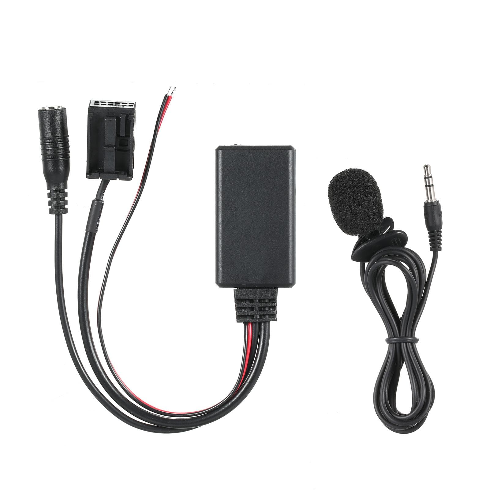 6000 BT 5.0 CD Device Aux Audio Adapter Microphone Handsfree Kit Replacement for Ford 6000CD black