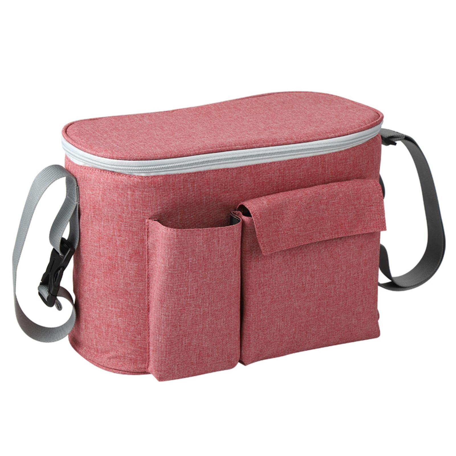 Multi-functional Diaper Bag Dust-proof Baby Backpack with Detachable Shoulder Strap Lightweight and red