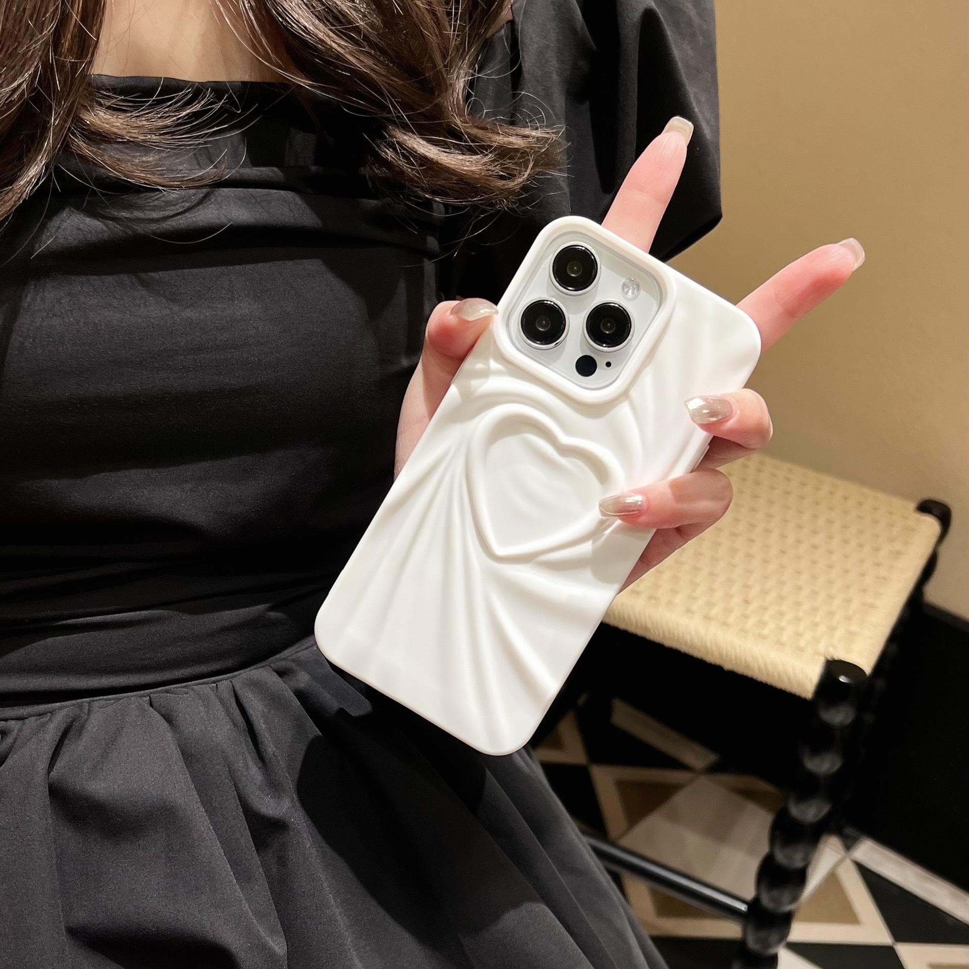 Applicable To Apple 16 Mobile Phone Case IPhone 15 Solid Color 14 Fold 13 Promax Protective Case Apple 16Plus