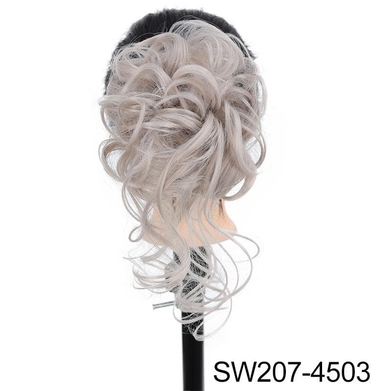 1 Pcs Hair Clip, Wavy Curly Hair Clip, Synthetic Wig, Ponytail Girl