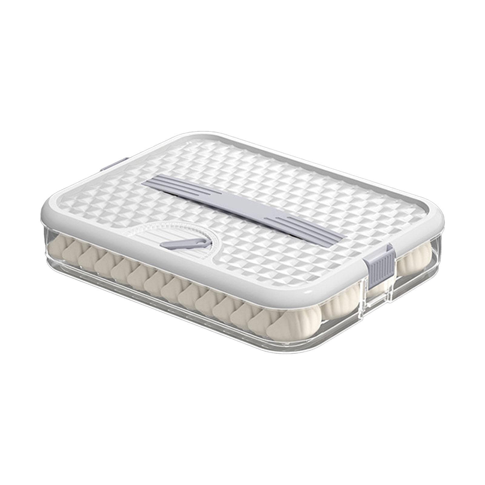 Dumpling Storage Box Plastic Waterproof Non Slip Food Storage Container Kitchen Supplies