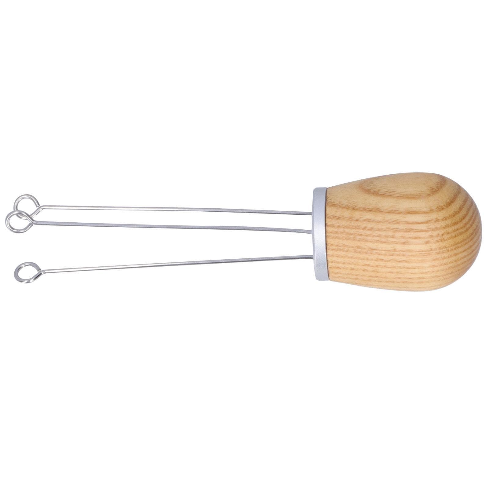 Needle Type Coffee Powder Distributor Wood Handle Coffee Stirrer Distribution Tool(Couverture