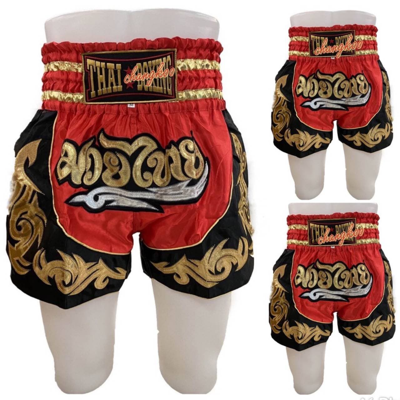 Muay Thai Thai Kick Boxing Shorts Fight Boxer MMA Training Martial Art Satin 8 2xl