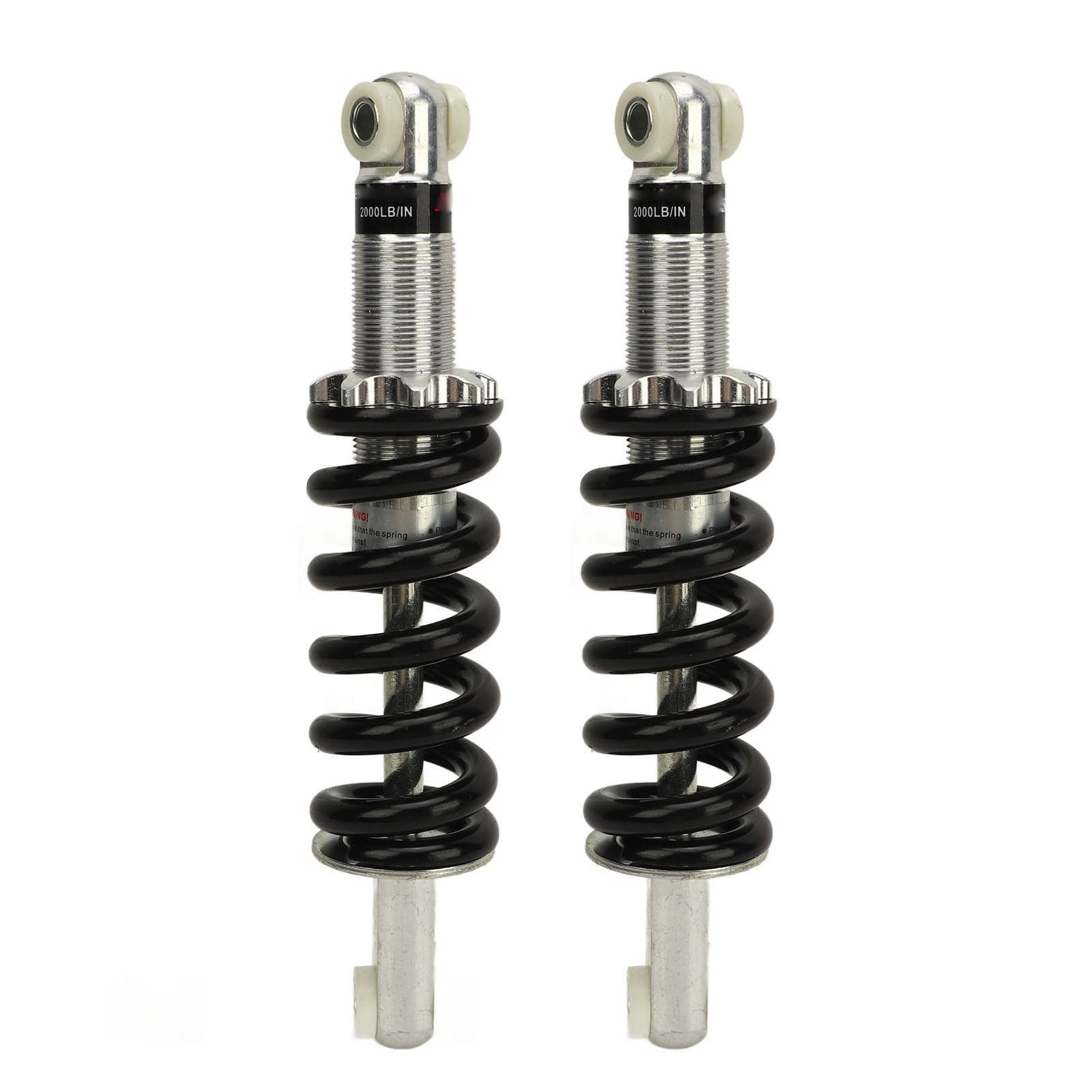 Pair of 215mm Shock Absorber 2000 Lbs 8T Damping Adjustment Shocks Struts Damper for 47cc to 125cc