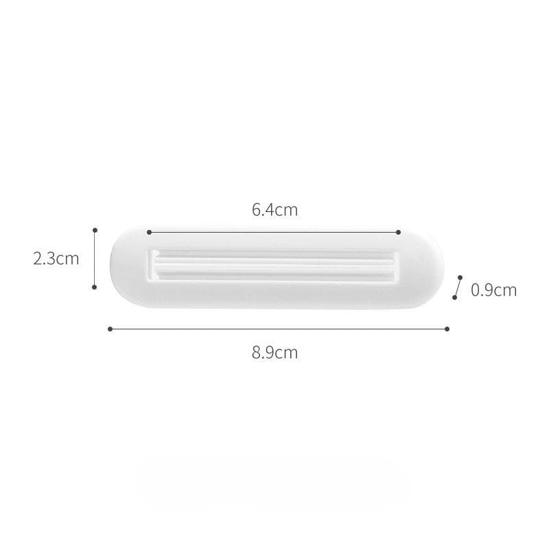 2pcs Manual Hand Cream Dispenser, Facial Cleanser, Toothpaste Squeezer, Creative Toothpaste Holders For Bathroom, Minimalist Design 2pcs white