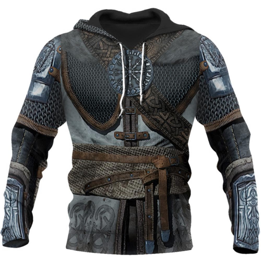 Knights Templar Men's Hoodie 3D Print Oversized Sweatshirt Fashion Loose Jacket Pullover Casual Hooded Streetwear Tops 4XL