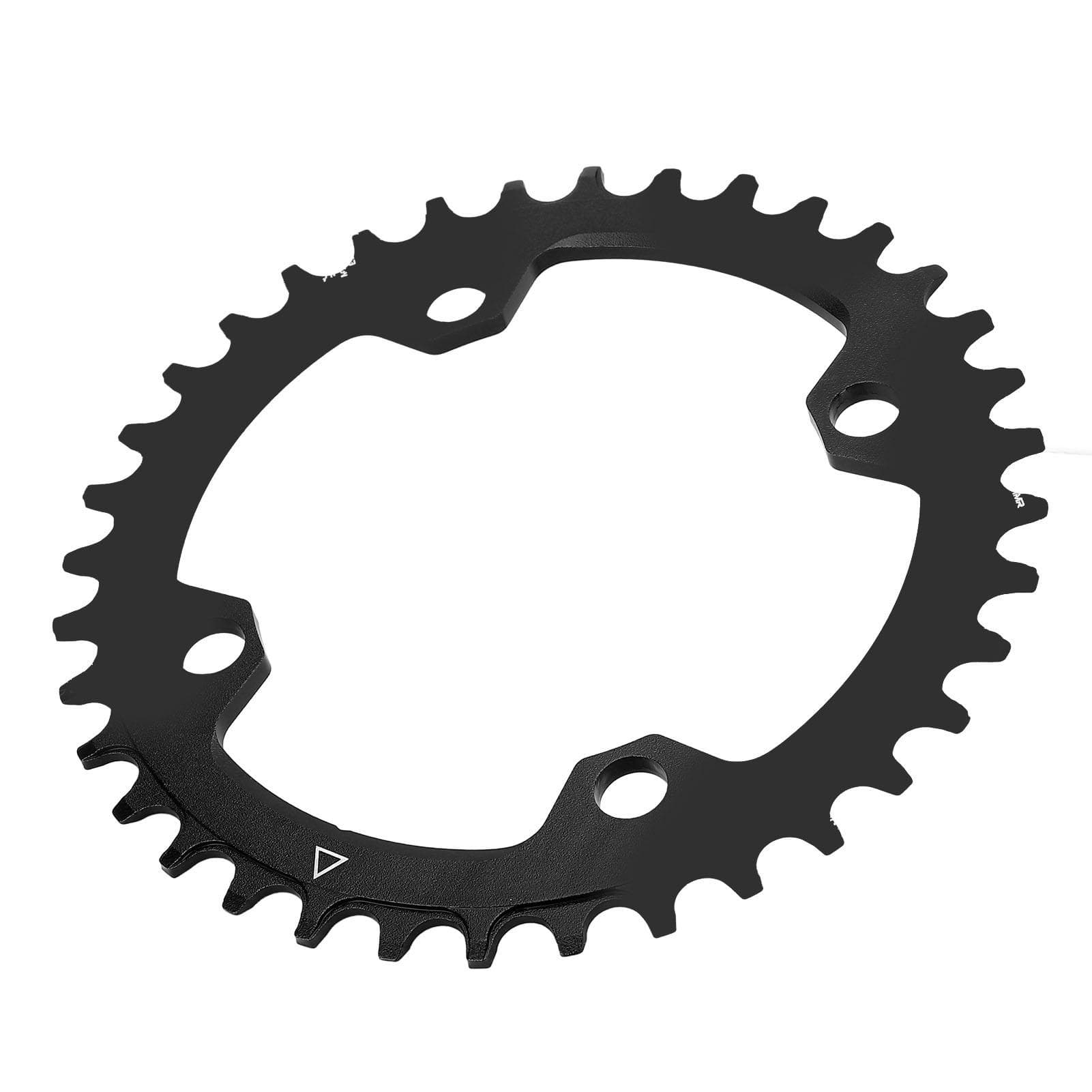 Bicycle Chainring Aluminum Alloy 104BCD 36T Round Single Bike Narrow Wide Chainring for Mountain