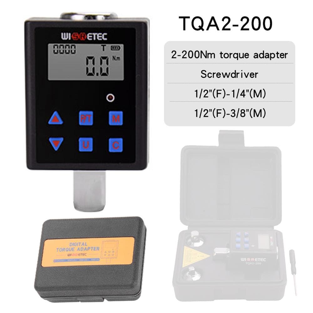 Digital Torque Meter Digital Backlight Display Two-ways Measurement Two Working Modes Adjustable TQA2-200 multicolour