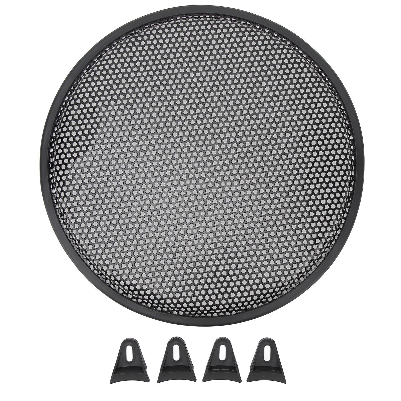 12 Inch Speaker Grill Iron Subwoofer Speaker Circle Cover Audio Mesh Protector Guard for Car RV