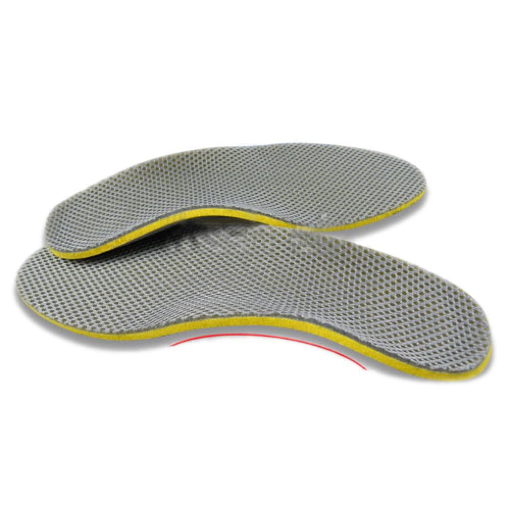 Breathable Sports Shoe Pad Premium Orthotic Shoes Insoles Inserts High Arch Support Pad Shock-Absorbant 40-46 yellow