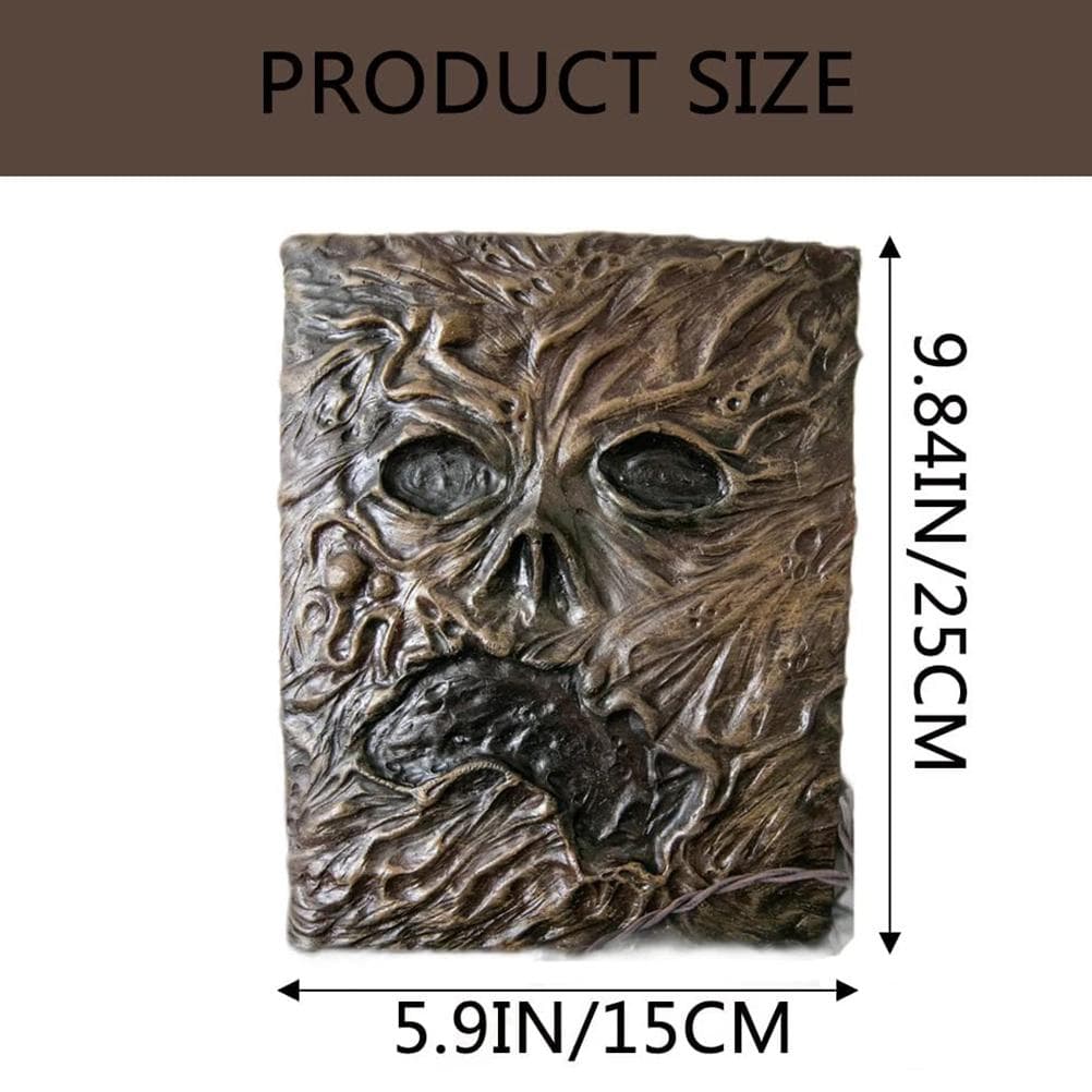 Evil Dead Book Spellbook Leather Hardcover Journal Spells Decoration Horror Movie Prop Decor