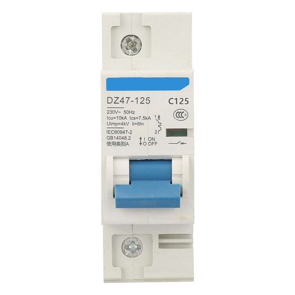 230V 80100125A Air Circuit Breaker DZ47125 1P Current Miniature Circuit Breaker(125A)