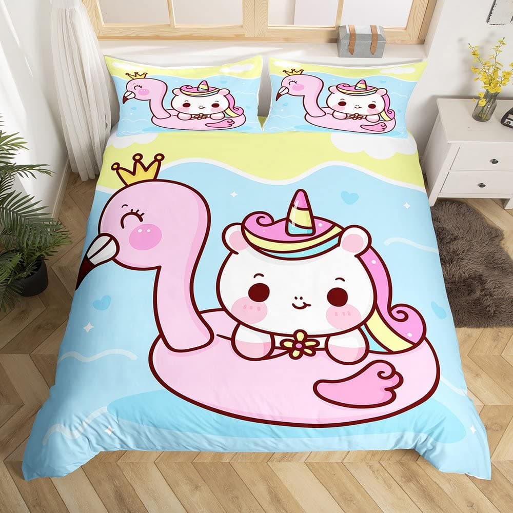 Romantic Swan Duvet Cover Set King Wild Animal Comforter Cover Butterfly Floral Bedding Set For Valentine's Day Wedding Decor EU single(135x200cm)