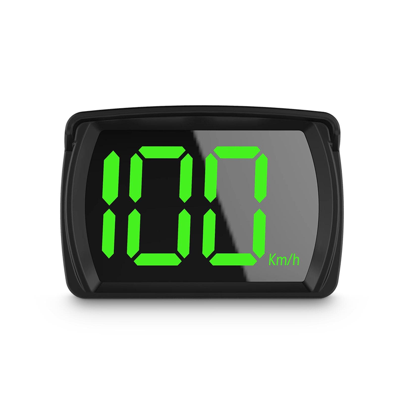 Heads-Up Display Digital Speedometer GPS MPH Speedometer for Car Trucks Plug and Play Large Screen KMH black