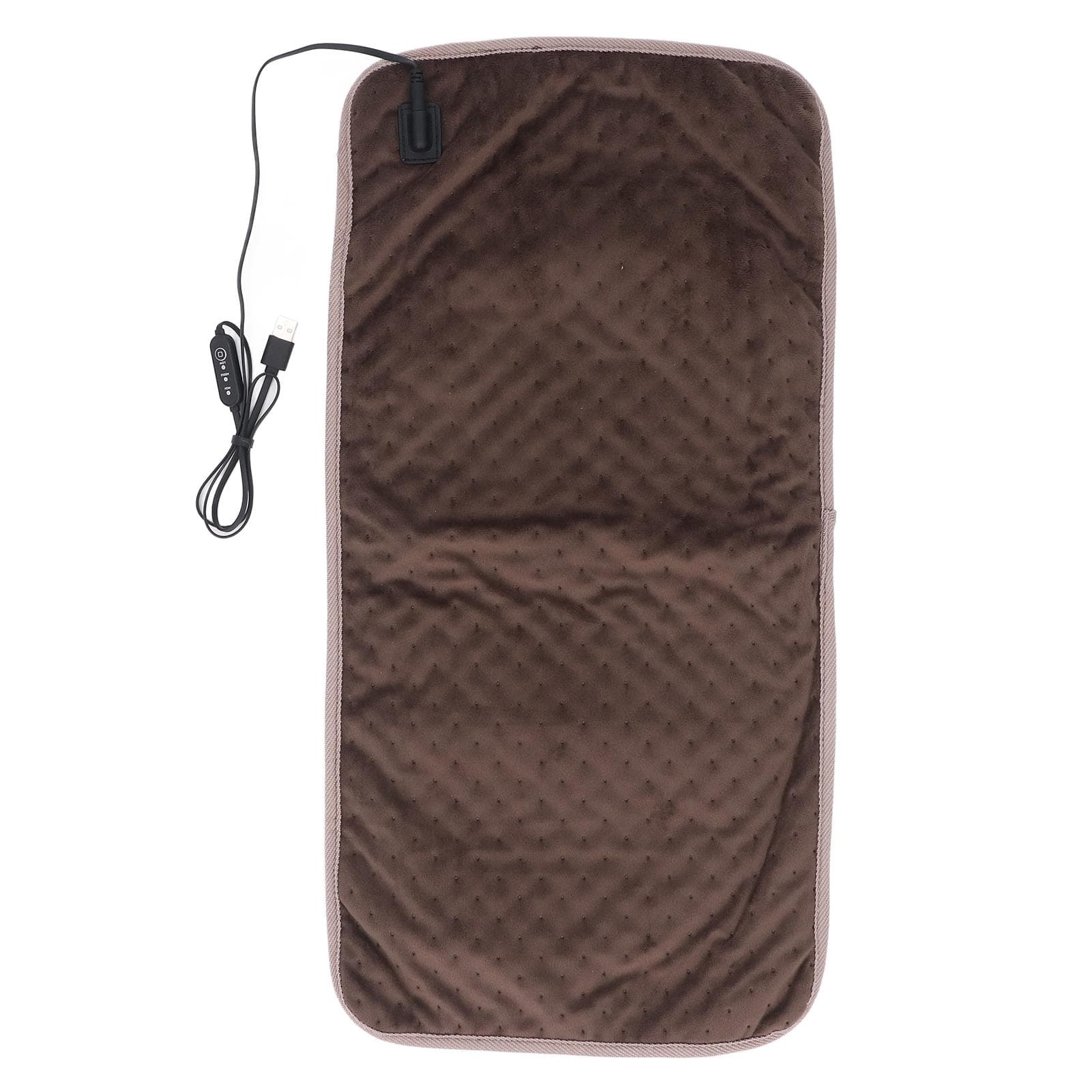 USB Heating Pad Portable 5V Electric Heated Blanket Pad with 3 Heat Settings 5 Foot Cord for Neck