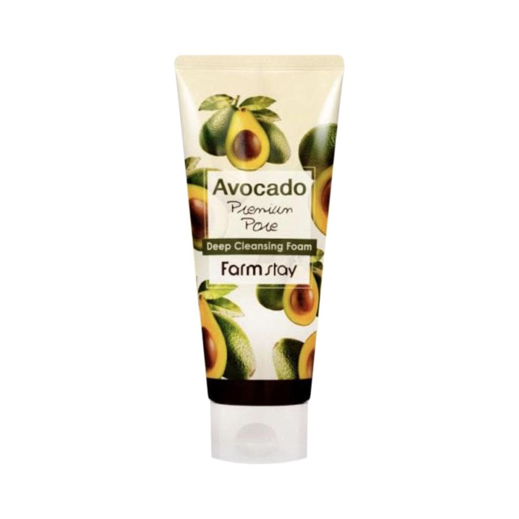 FARM STAY Avocado Premium Pore Deep Cleansing Foam 180ml (3 Options) 1pcs