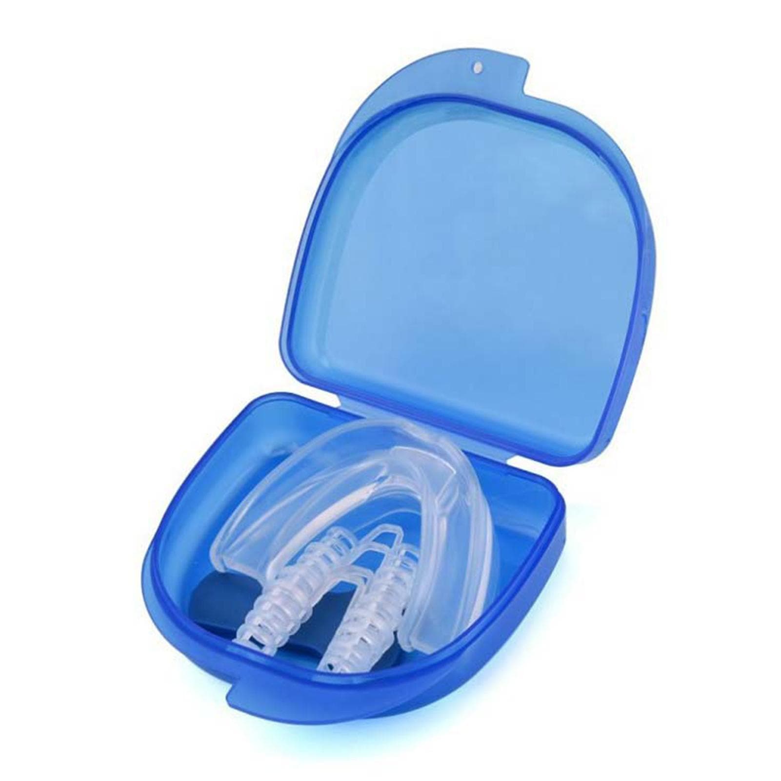 Mouth Guard for Grinding Teeth 4CPS Anti-Snore Nasal Dilators Set Anti Snoring Solution Devices blue