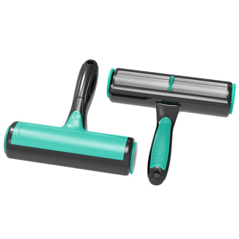 Fluff Roller Dog Hair Remover Pet BrushRemoves Hairs Magic for Animal Wool Removal Cats Lint Clothing Cleaning Tools Supplies lake blue