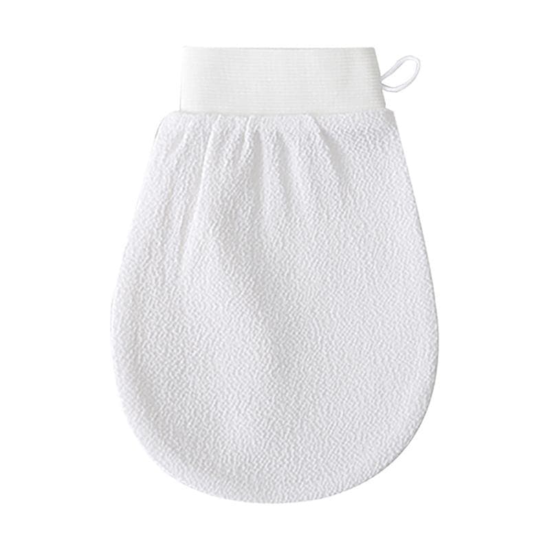 Moroccan Shower Exfoliating Glove Hammam Bath Body Cleaning Scrub Massage Mitt Kessa Peeling Towel Glove white