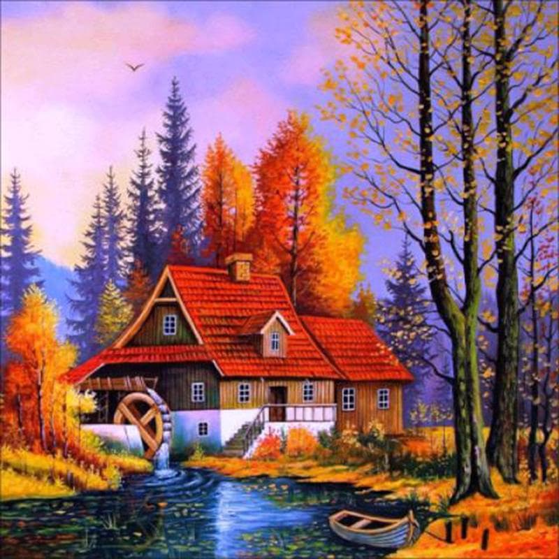 5D DIY Diamond Painting Cross Stitch Diamond Embroidery Mosaic Diamonds Wall Stickers Home Decor 30x30CM