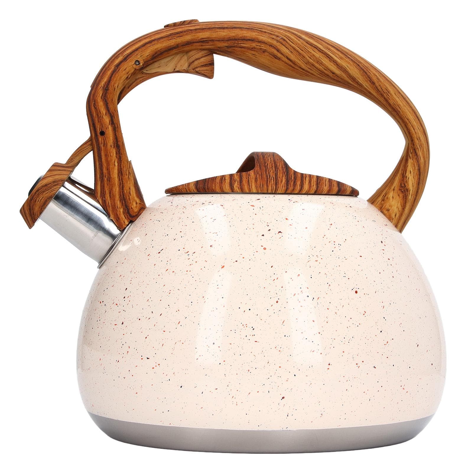 Whistling Tea Kettle 3L Large Capacity Home Stainless Steel Whistle Kettle for Gas Stove Induction L(for 6.5-9kg)