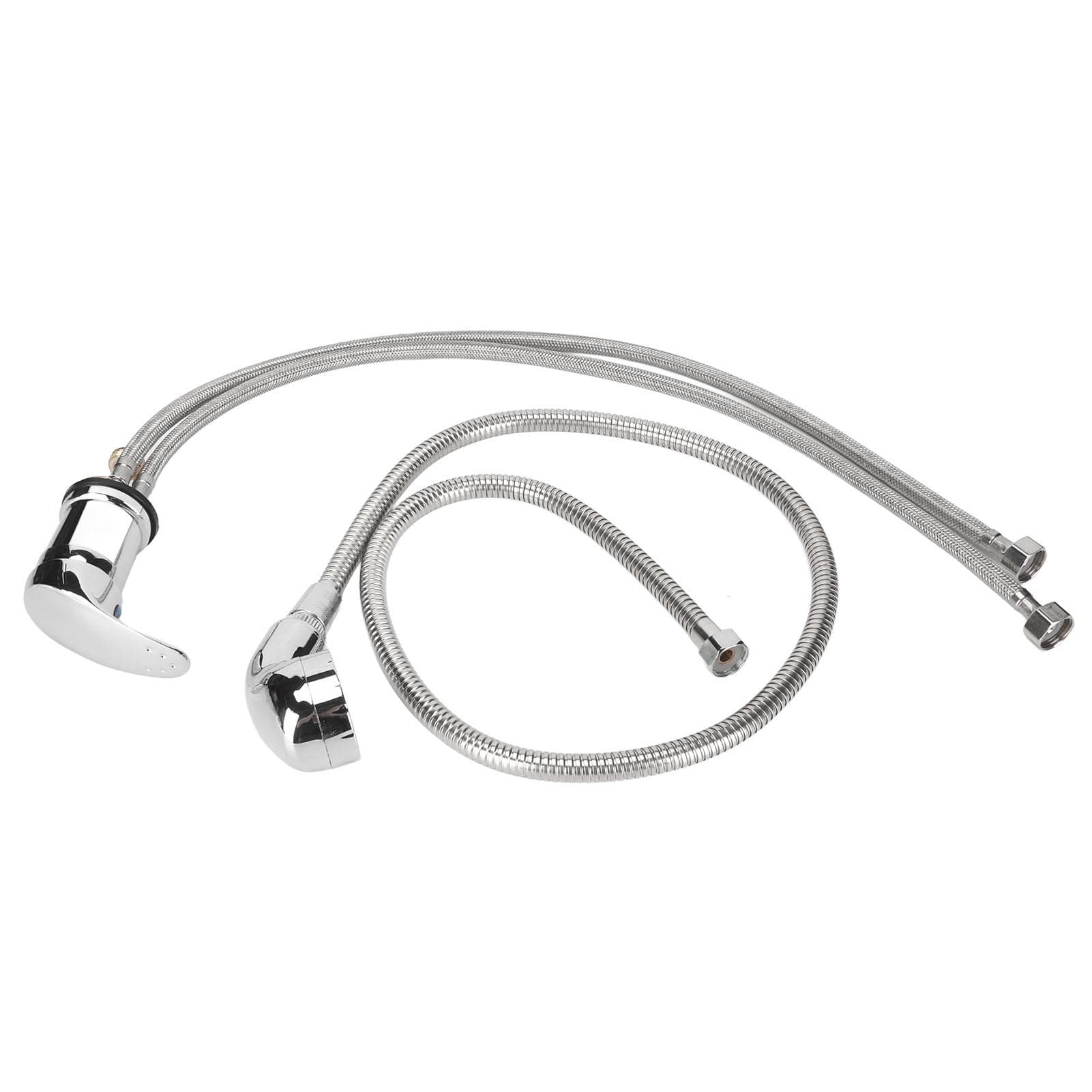 Shampoo Faucet and Sprayer Kit Hot Cold Mixer Sink Valve Shampoo Bowl Faucet Sprayer for Salon