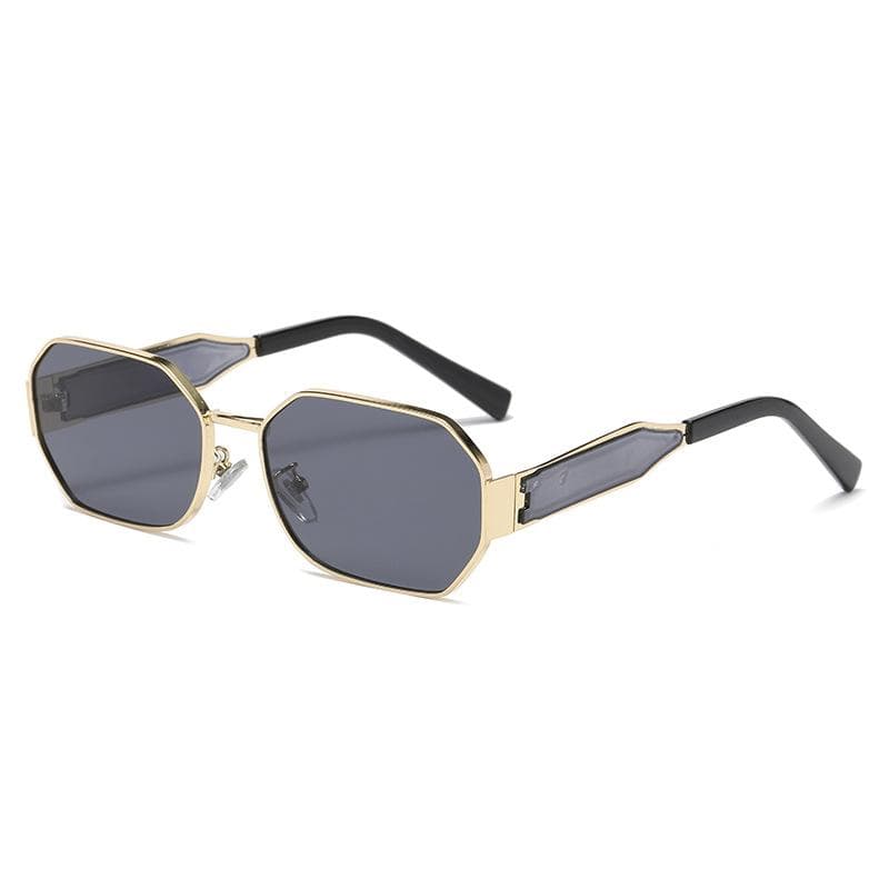Trendy Rectangle Sunglasses Women Fashion Polygon Sun Glasses Classic Black Driving Shades For Ladies