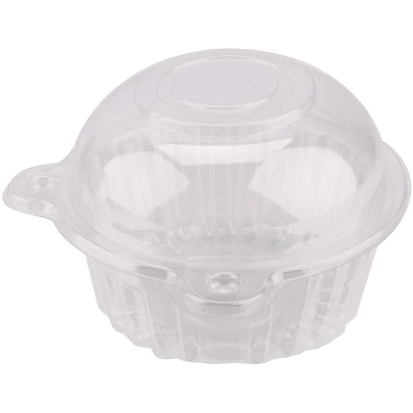 400x Clear Plastic Cupcake Box Single Cake Case Muffin Pod Dome Holder Container