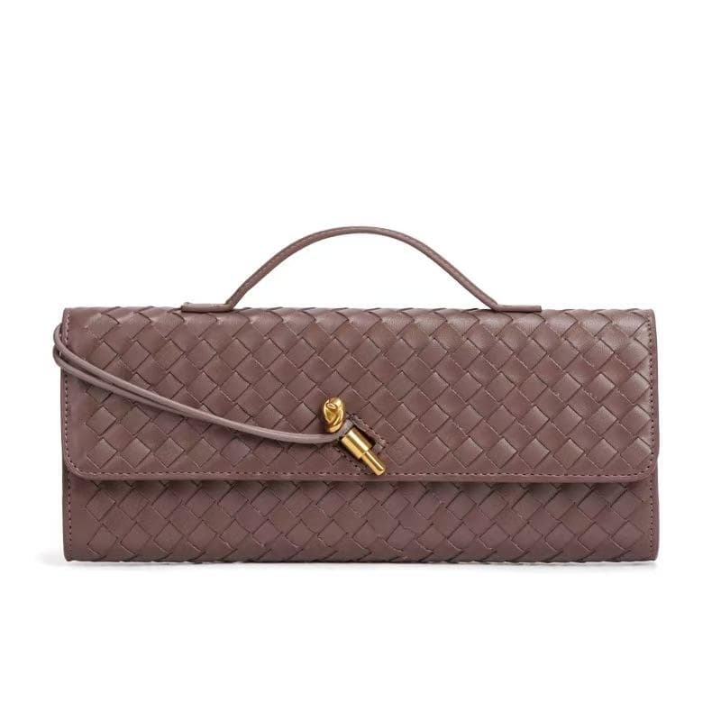 Hand-woven Bag, Fashionable Single-shoulder Traditional Baguette Bag, Organ Dinner Bag, Hand-held Crossbody Women's Bag