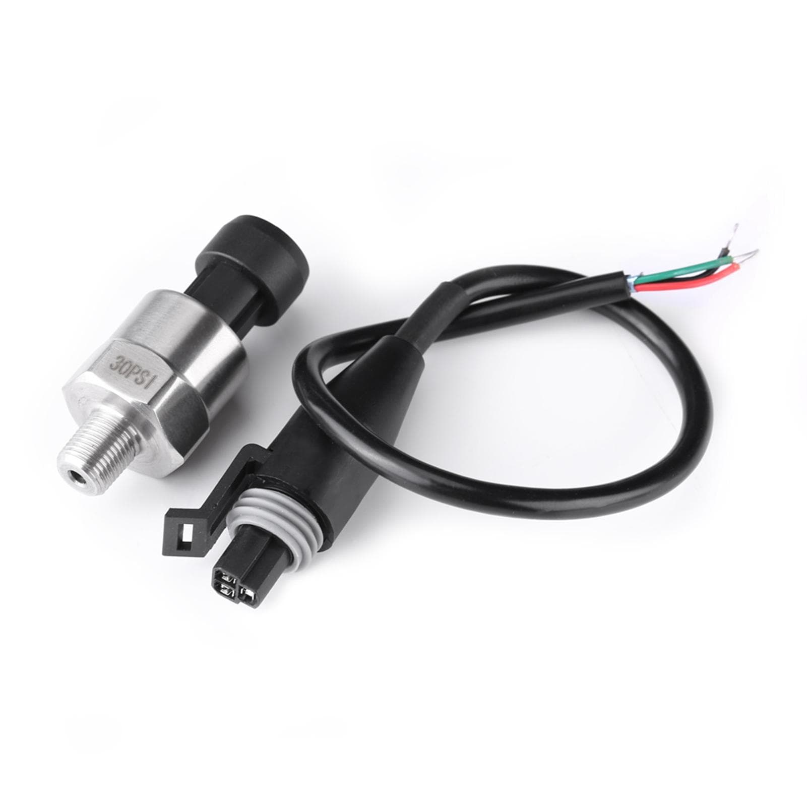 Pressure Transducer Sender Sensor Stainless Steel for Oil Fuel Air Water (100PSI)