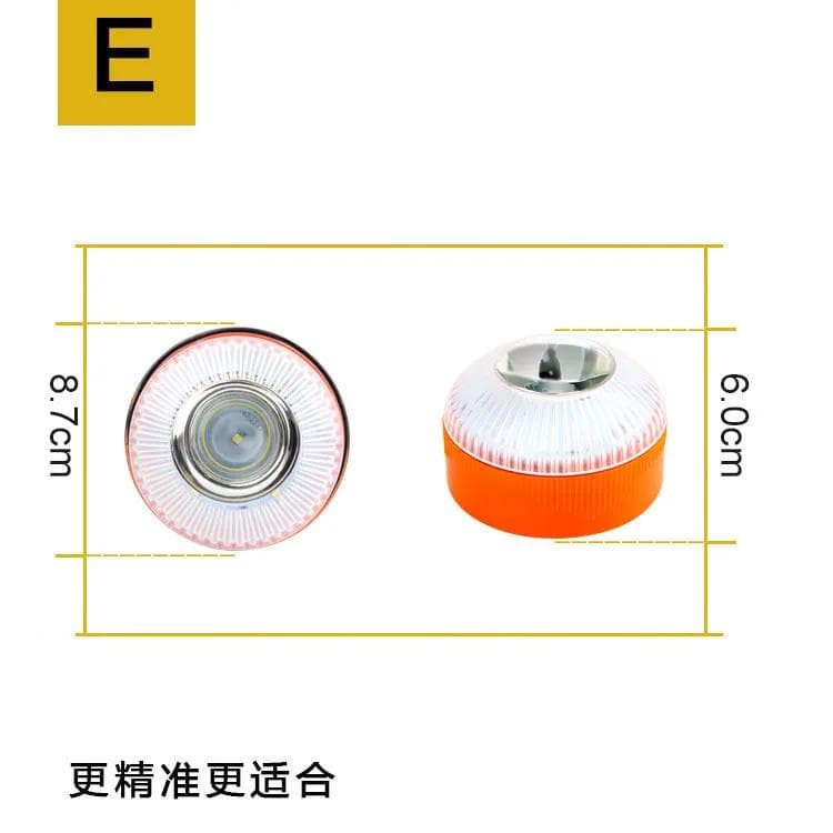 New V16 Geolocation DGT 3.0 Approved Car Emergency Light with 360 Visual Field Positioning and Data Paid Until 2038 Amagi yellow white