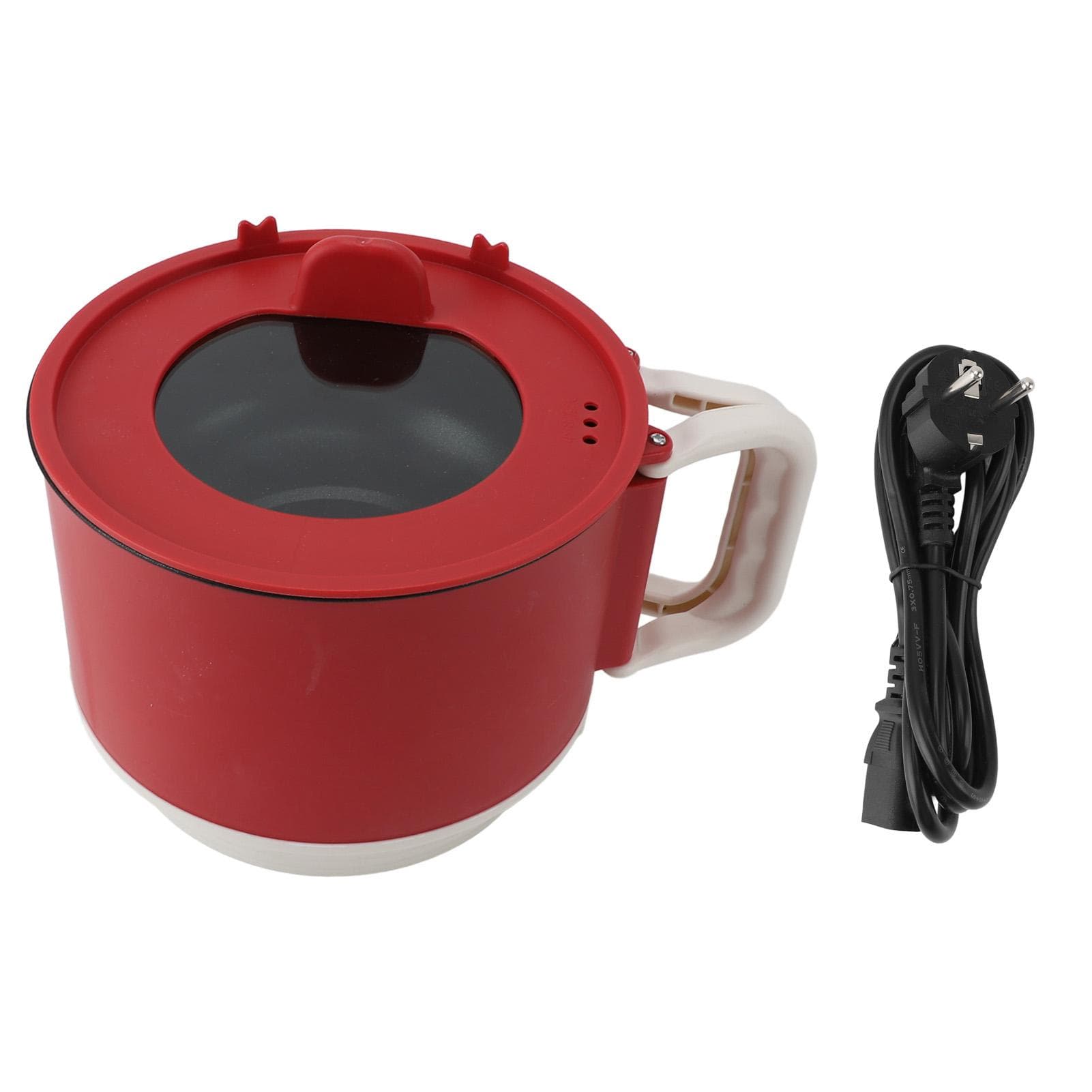 1.8L Electric Cooking Pot Multifunction Efficient Prevents Stick Foldable Handle Electric Cooker L(for 6.5-9kg)