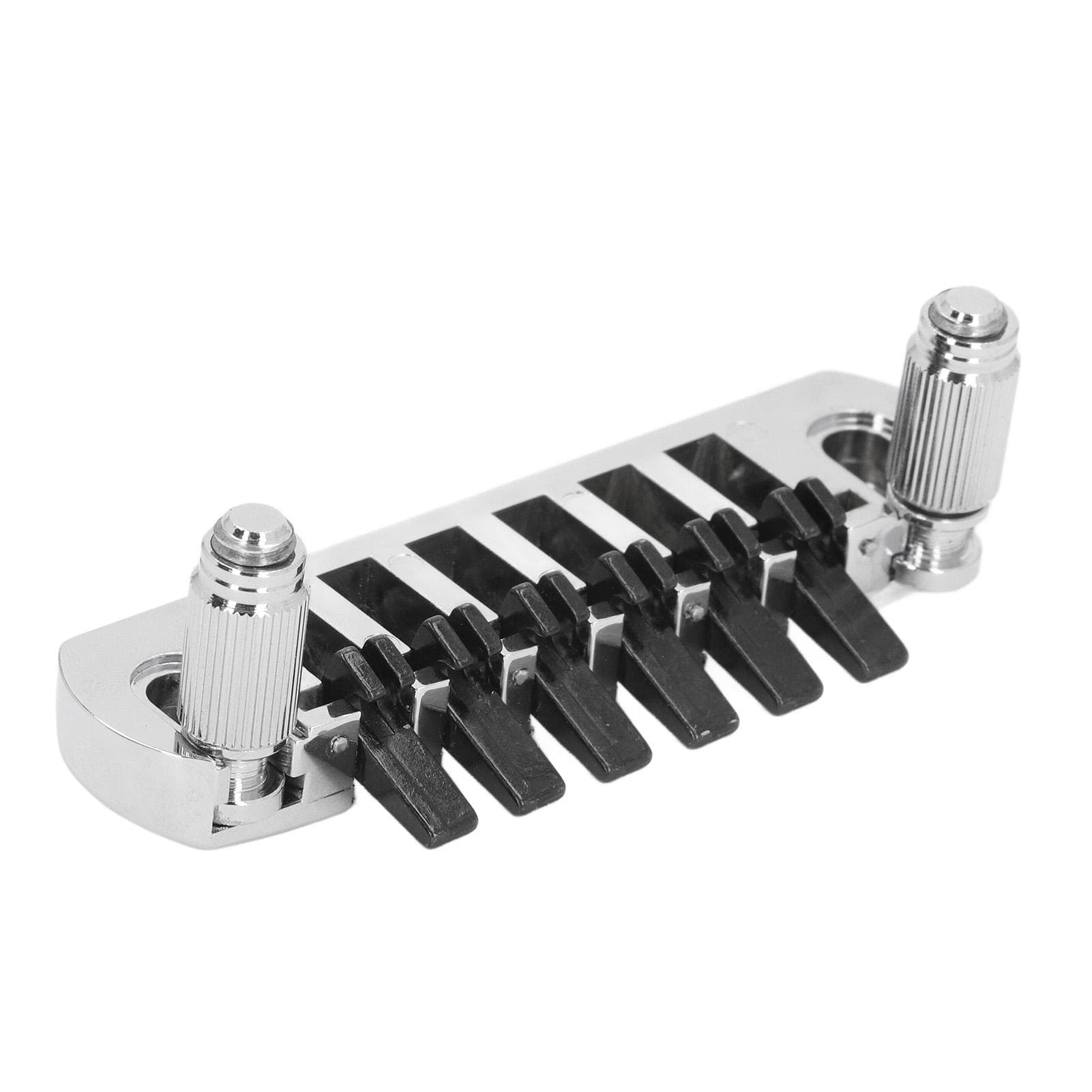 Guitar Bridge with Studs Zinc Alloy Vintage Bridge Replacement for LP SG EPI Style 6 String